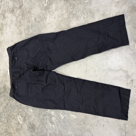 NWT LL Bean Womens Large Petite Ripstop Hiking Pull-On Pants Black - Picture 7 of 8